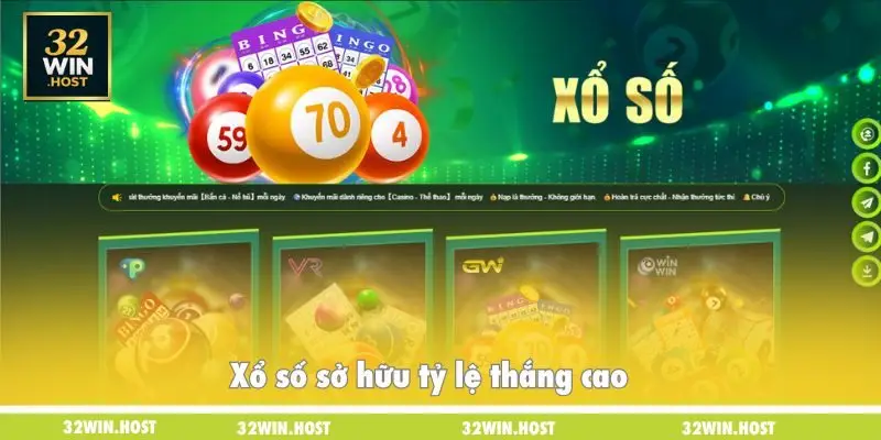 ƯU ĐIỂM NỔI BẬT CỦA 32WIN